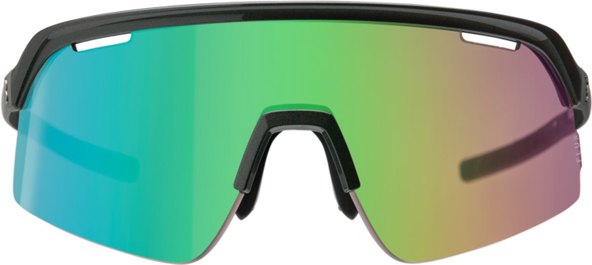 BBB Cycling Valor Flux Professionele Fietsbril Heren en Dames - Hoog Contrast Sportbril - Wielrenbril Met Flux Lens - Anti-Condens - Metallic Groen - BSG-81