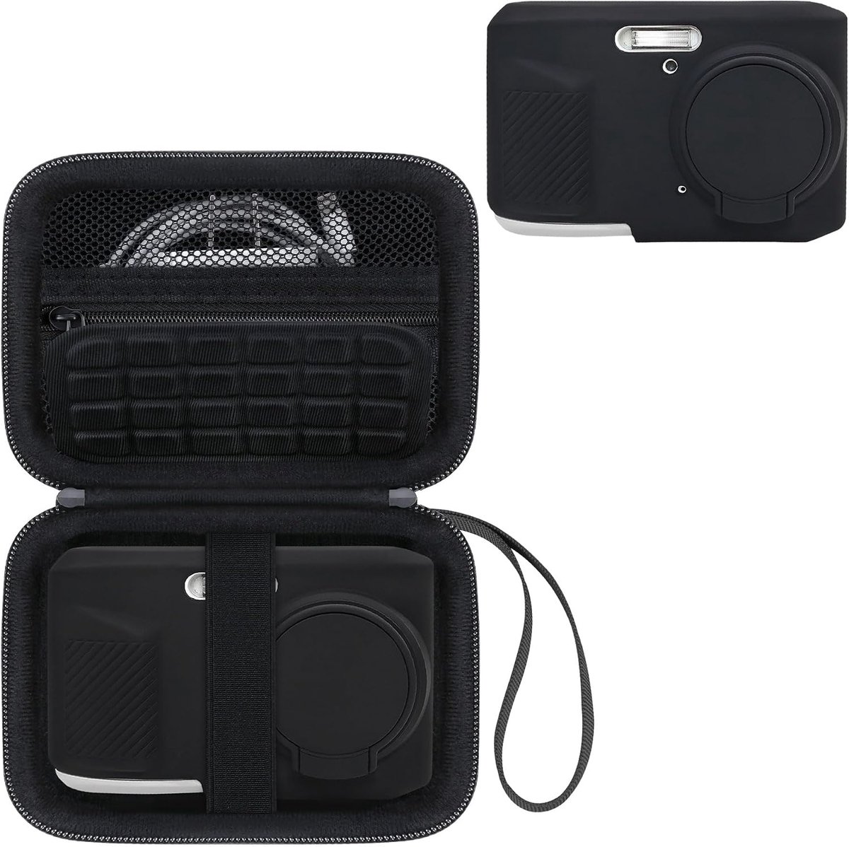 Camera hoes voor Kodak PIXPRO FZ45 - harde draaghoes - zachte silicone cover - optimale bescherming - ShopVlot