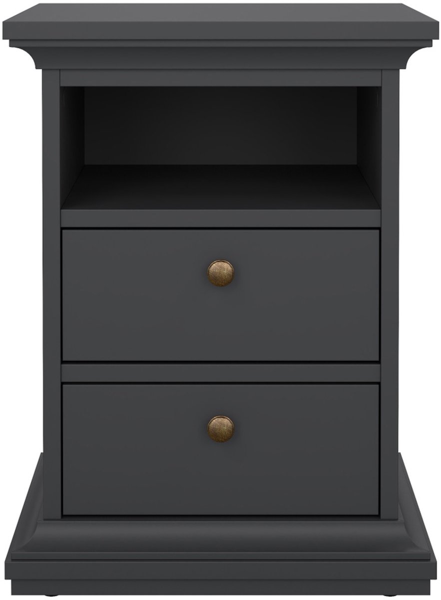 Giga Living Nachtkastje Paris - Grijs - 44x40x59cm