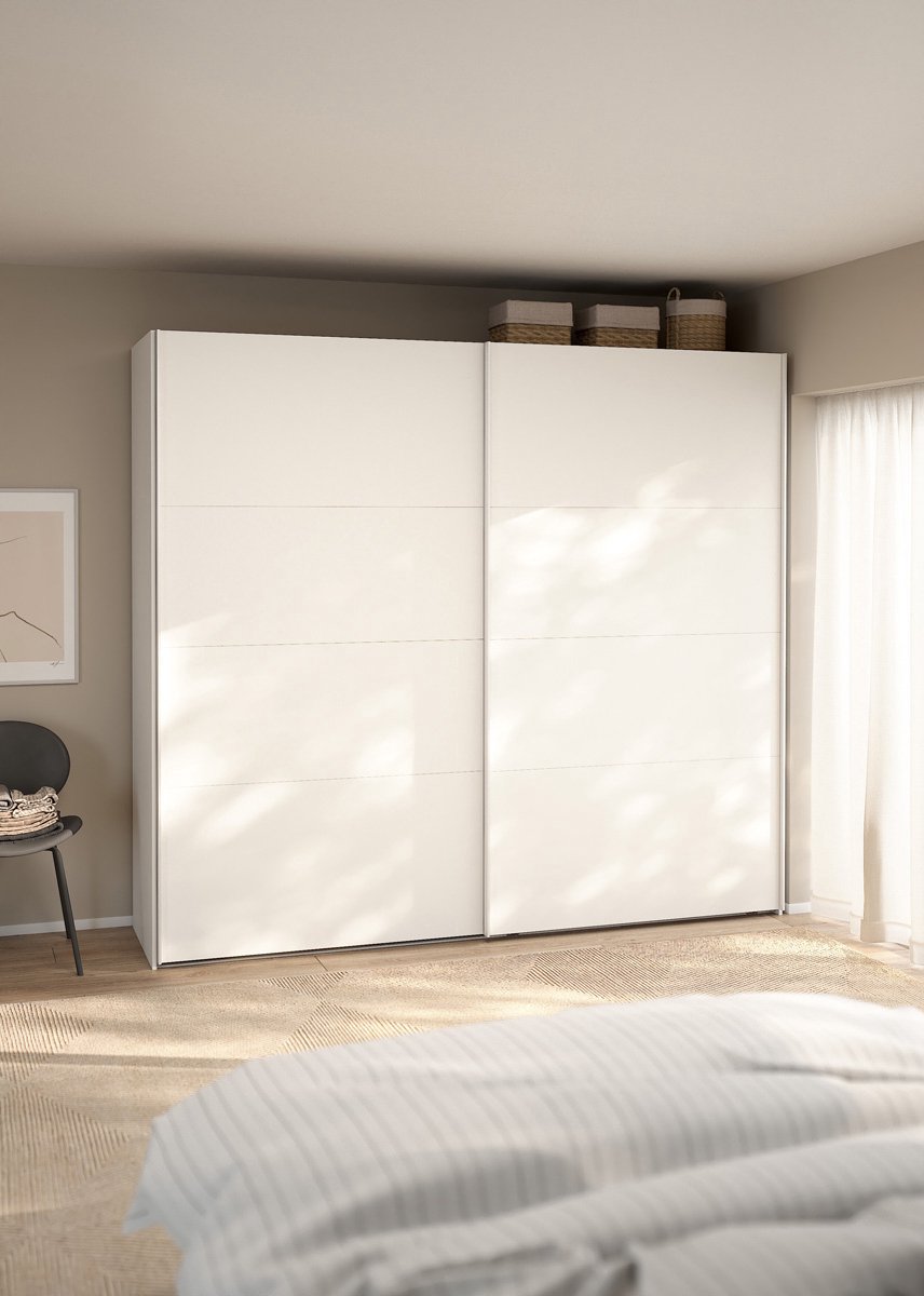 Giga Living Kledingkast Catania - Wit - 244x67x220cm