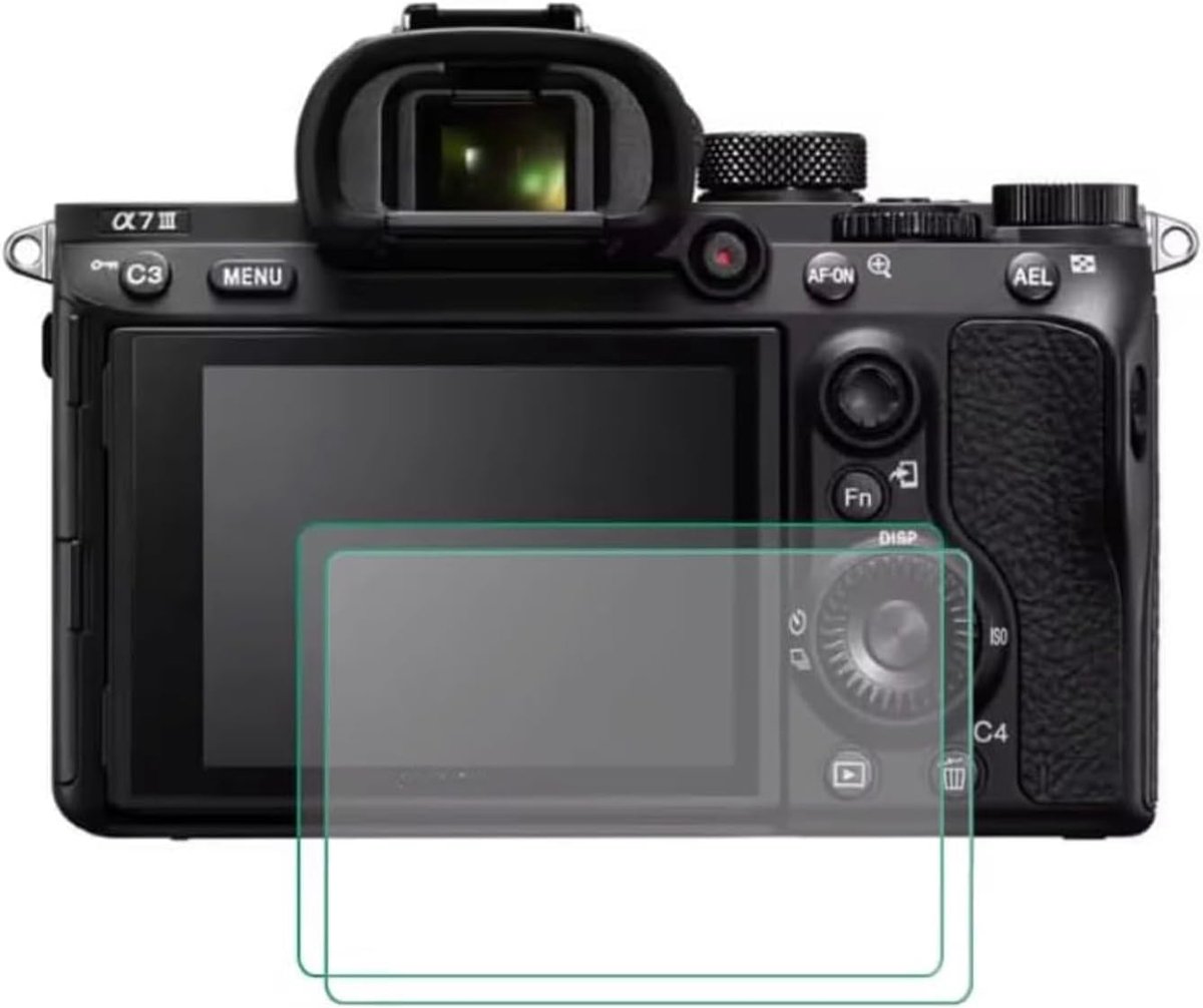 Screenprotector tempered glass 9H HD 0.3mm - Pack van 2 - Krasbestendig - Bescherming voor Sony Alpha camera's - ShopVlot