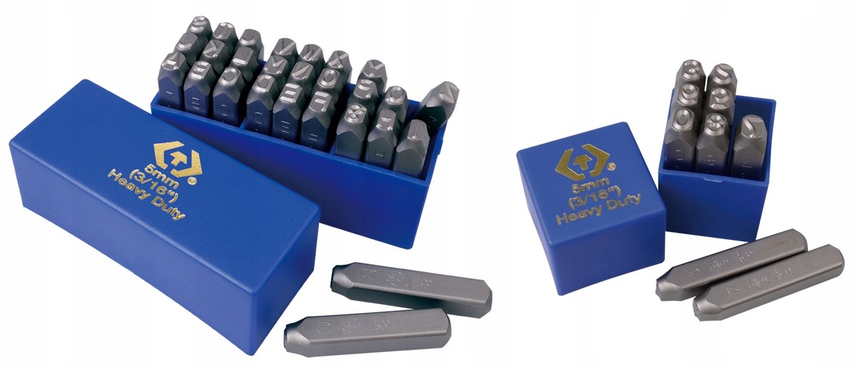 King Tony Stempelset Alfabet & Cijfers 5mm 36 Delen