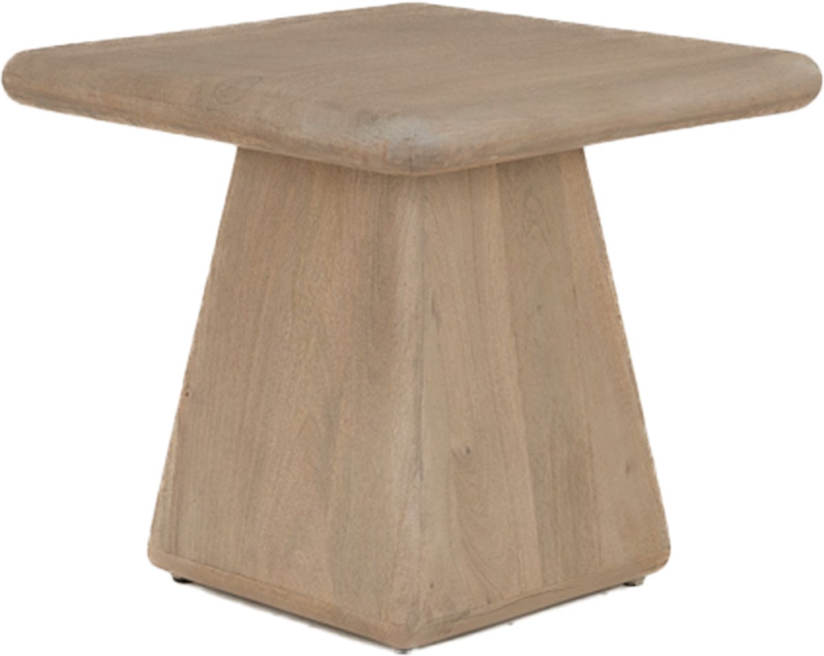 Tower Living Bijzettafel Asti Vierkant Naturel 60cm