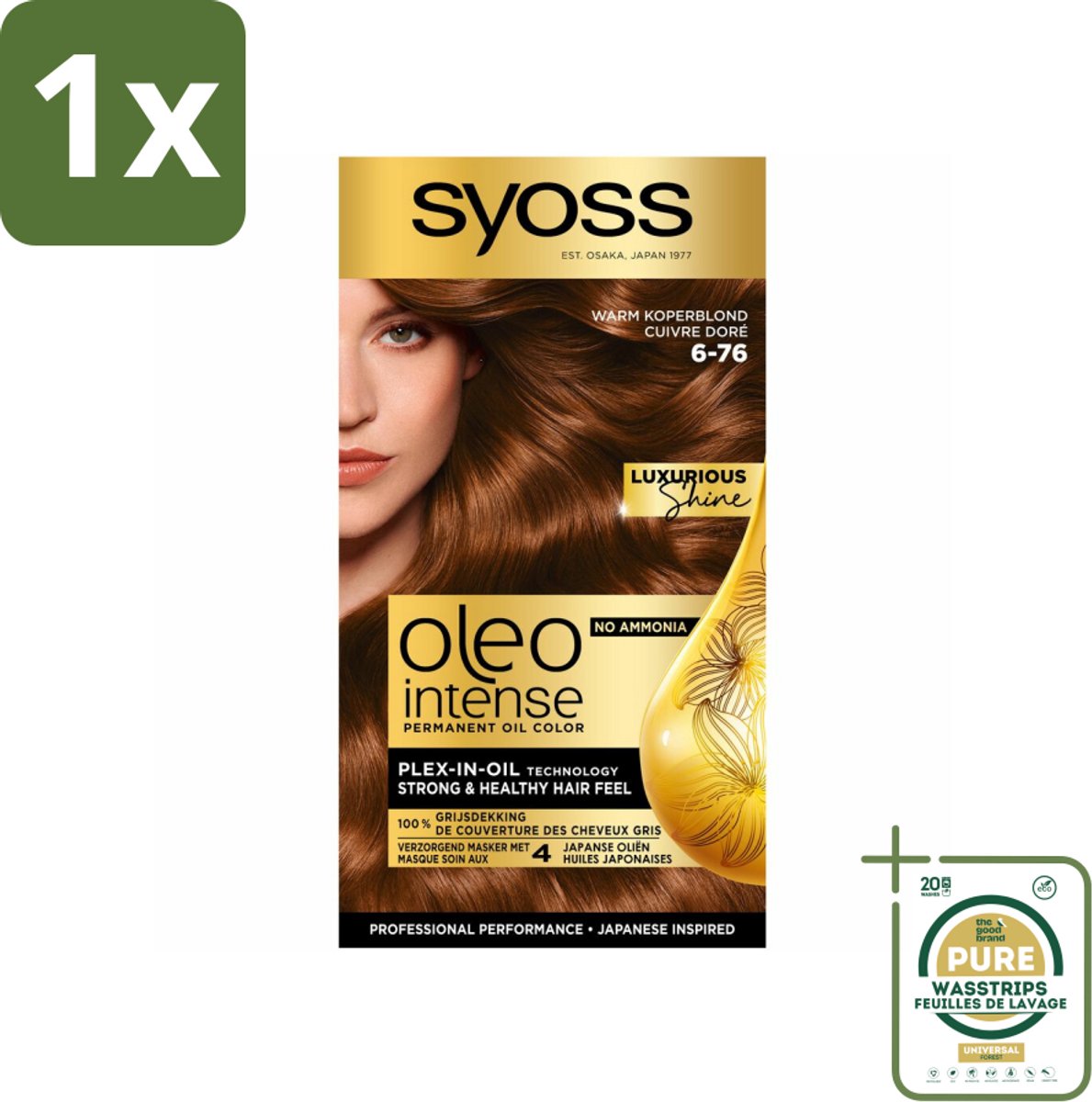 Syoss Oleo Intense - Haarverf - 6-76 - Warm Koperblond - 115ml
