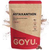 GOYU Astaxanthine 8 mg 60 Capsules - Astaxanthine uit Haematococcus pluvialis - 8 mg per capsule - 60 capsules - Vegan - Zonder toevoegingen - Lab getest - 60 dagen voorraad per zakje