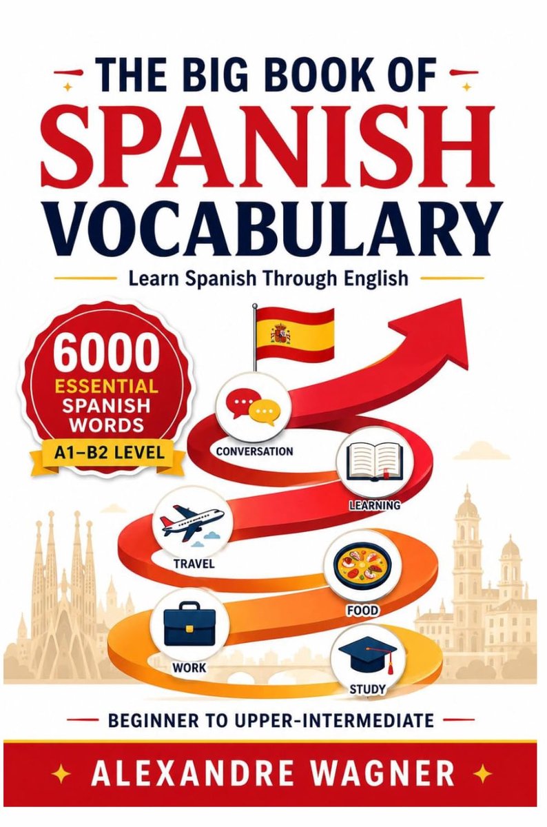 The Big Book of Spanish Vocabulary - 6000 Words in Context - A1-B2 Levels: Beginner - Advanced - ShopVlot