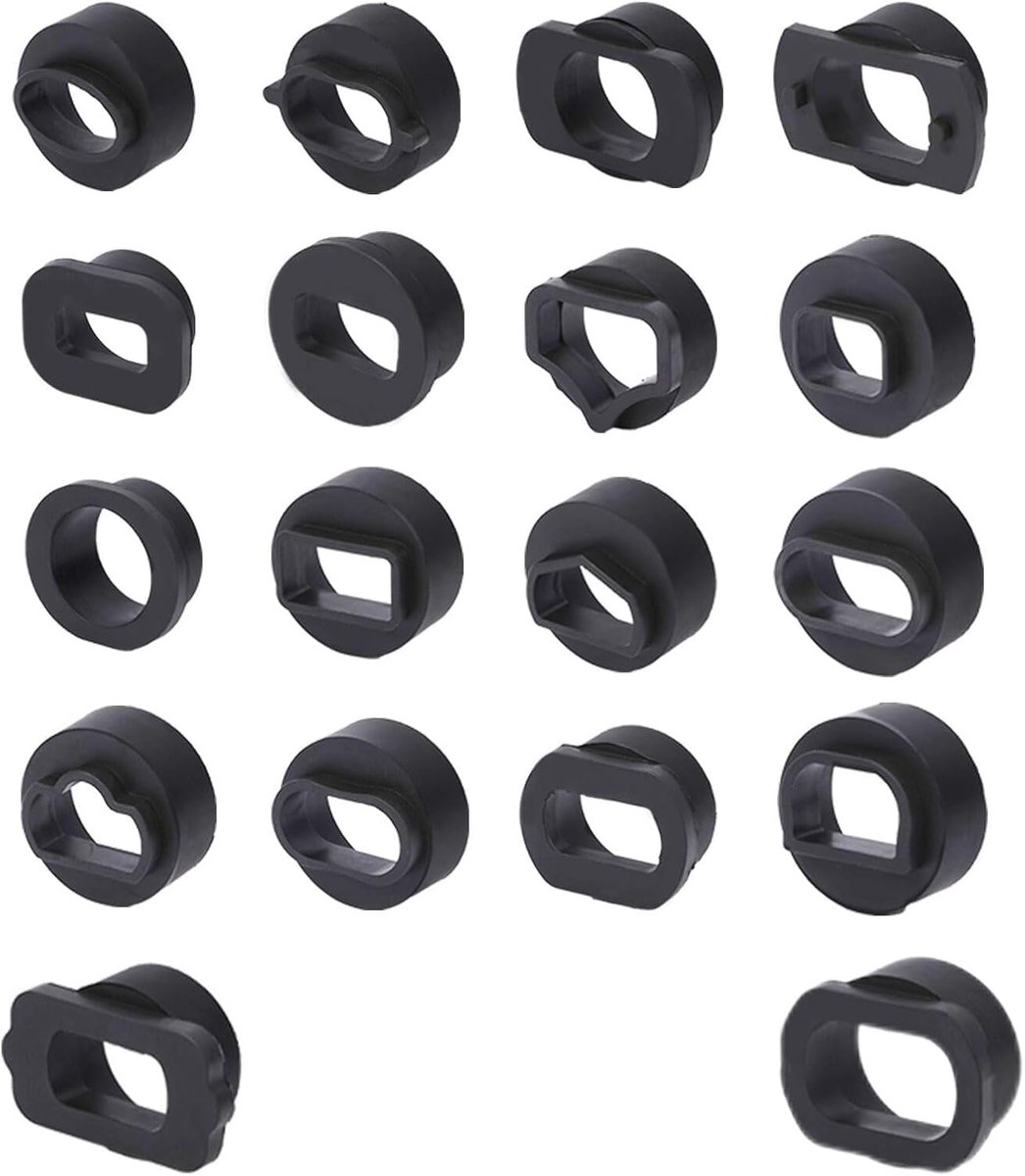 18 Piece Walnut Jet Adapter, Walnut Jet Adapter for Blasting Devices, Nut Bowls, Blasting Device - ShopVlot