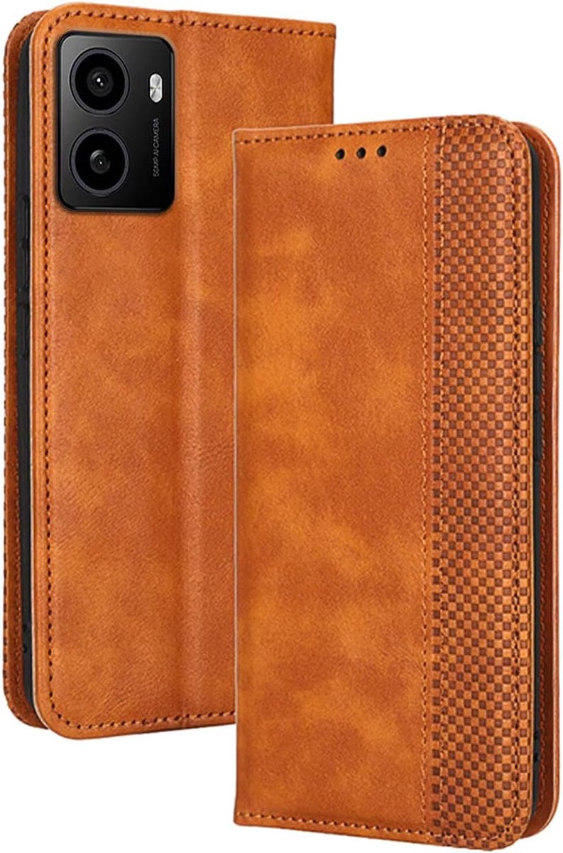 RankOne Wallet Case for HMD Pulse/HMD Pulse+ (6.6 inch), Magnetic Flip Leather Case with Card Slots and Kickstand - ShopVlot