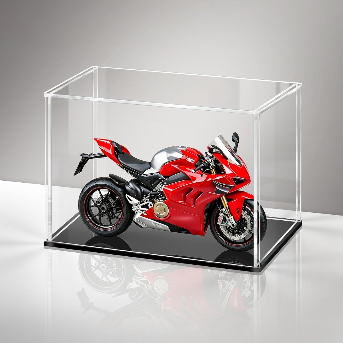Vitrine acryl 15x10x10 cm - helder ontwerp - LED verlichting - perfect voor collectibles - ShopVlot