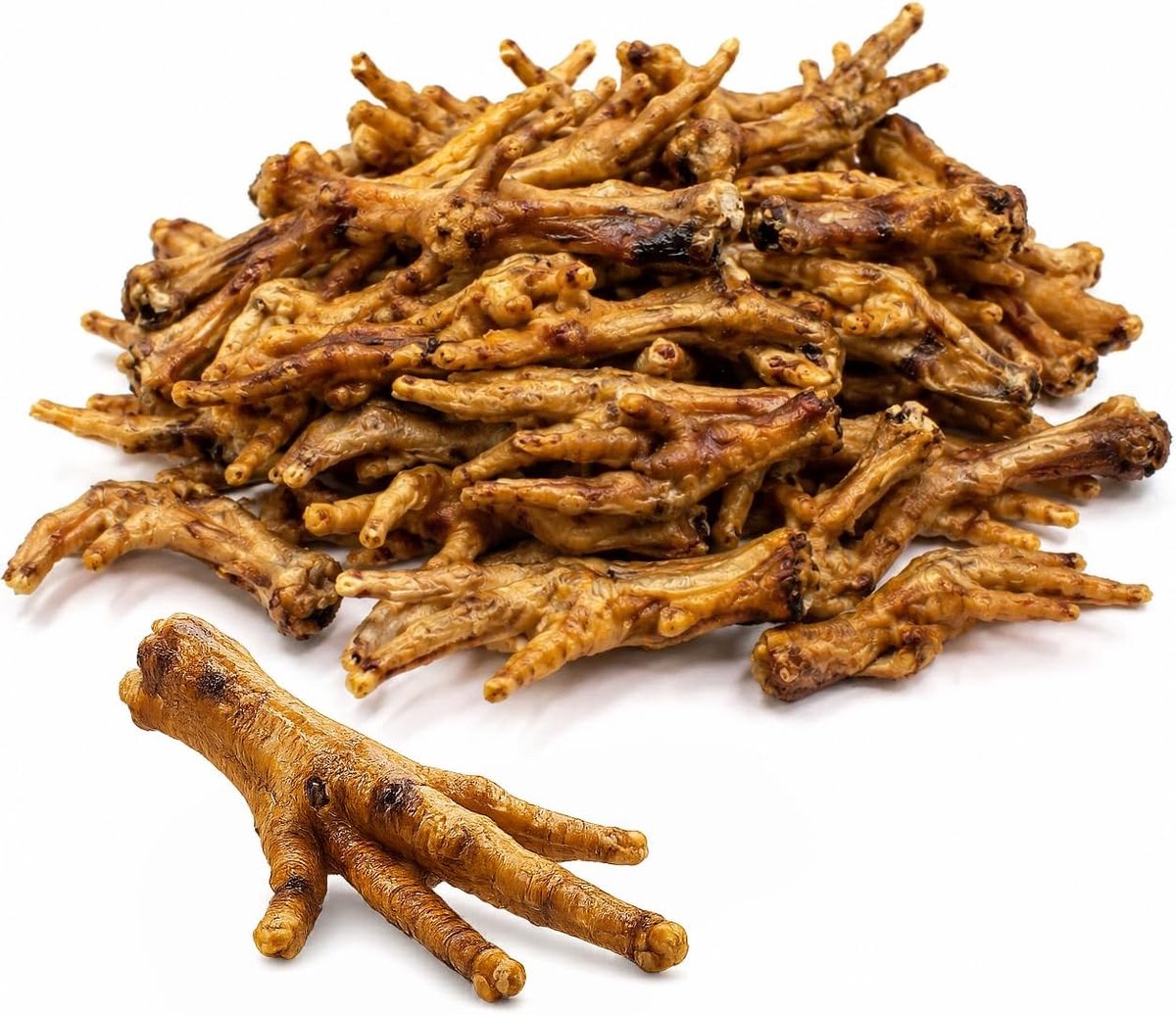 Dried Chicken Legs for Dogs, 1 kg, 100% Natural Chew Snacks Without Additives, Air Dried & High Protein Dog Snacks for - ShopVlot