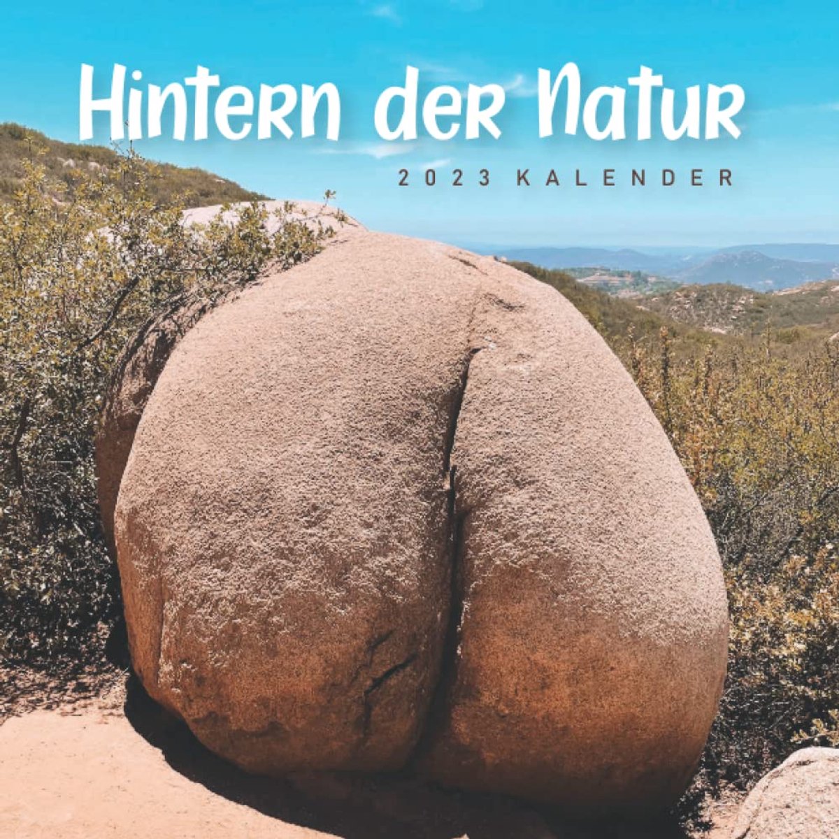 Hintern der Natur Kalender: Wandkalender 2023 - 8.5x8.5 inches - Geschenke für Familie und Freunde - ShopVlot