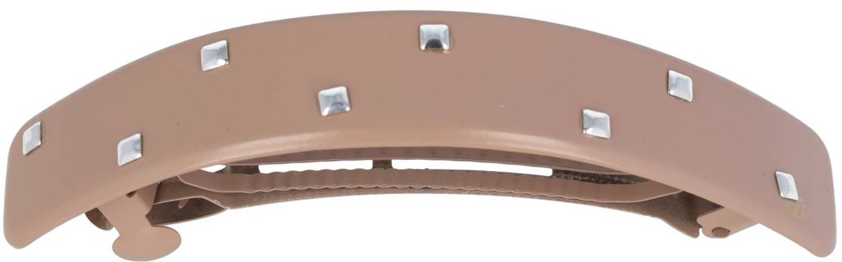 Haarsoires Haarspeld Patentspeld 9cm – Recht - Studs – Bruin - Haarspelden voor Dames - Haarklem - Haarclip - Haaraccessoires - Hair Clip - Decoratieve Haaraccessoire