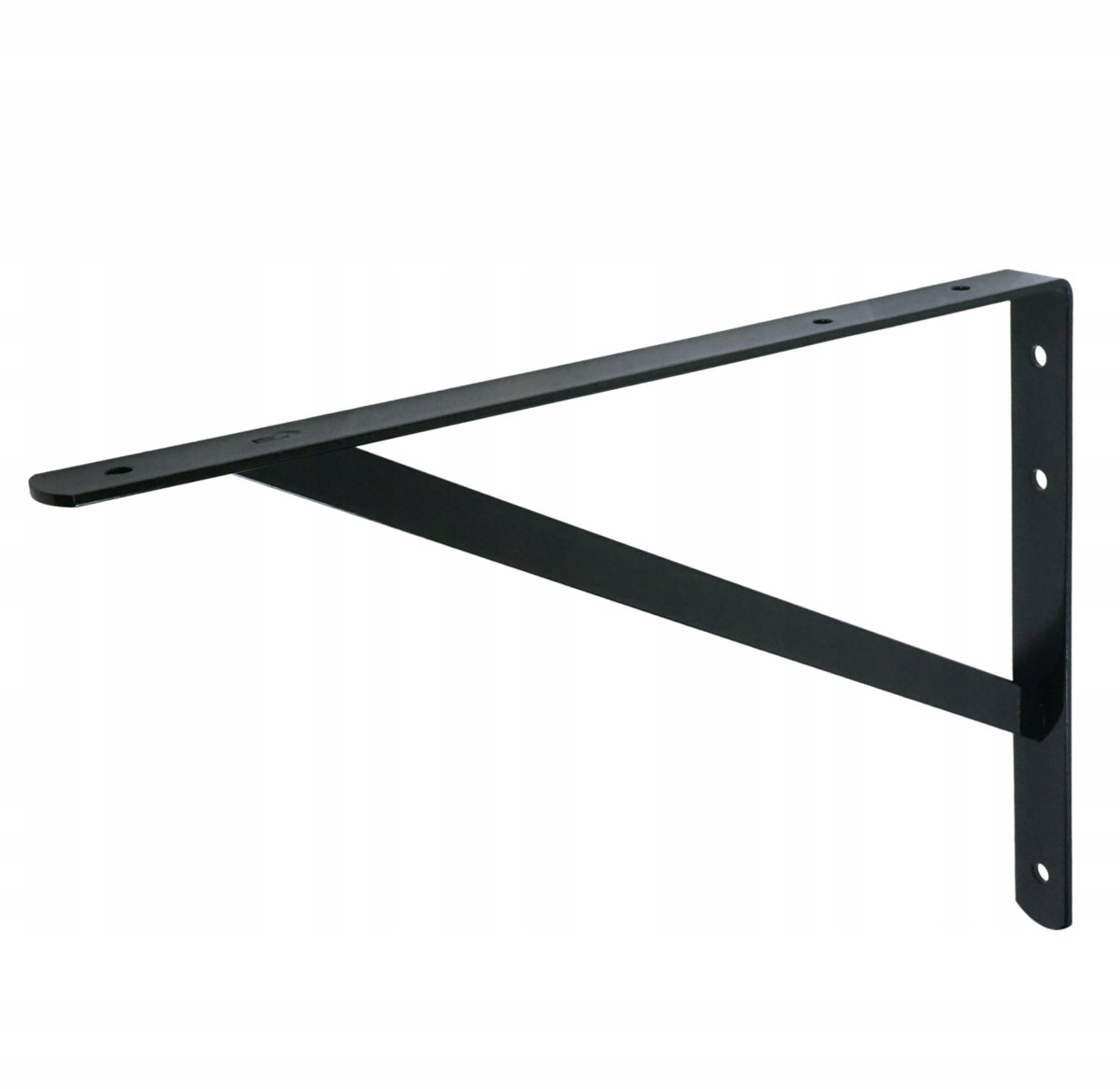 Zwarte 40cm Versterkte Plankdrager - Metaal