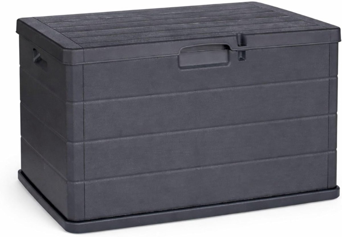 DYVNS® Kussenbox voor buiten - Opbergbox Tuin - Weerbestendig - Antraciet - 170 L