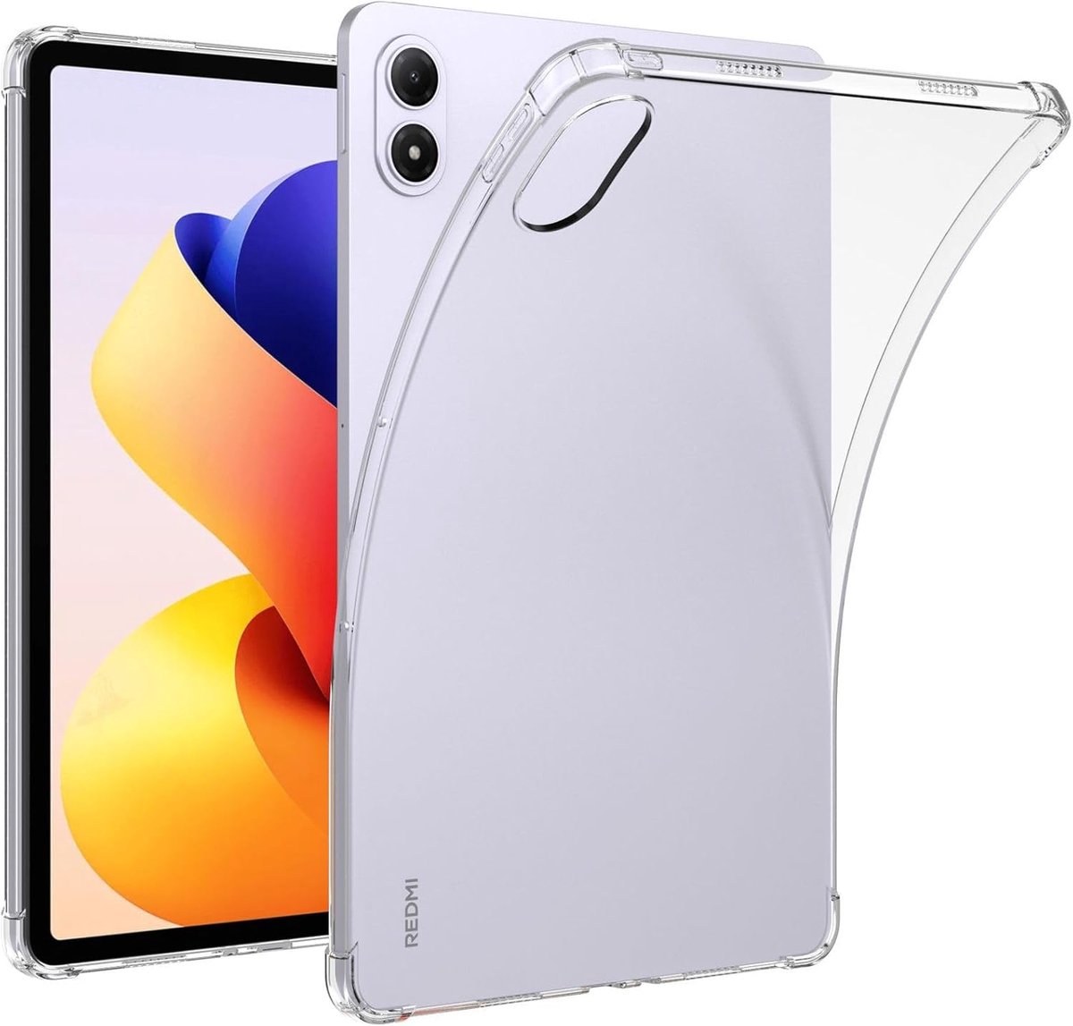 Case Compatible with Xiaomi Poco Pad M1 12.1 2025, Airbag Protection Ultra-thin Shockproof Protective Case, Soft TPU - ShopVlot