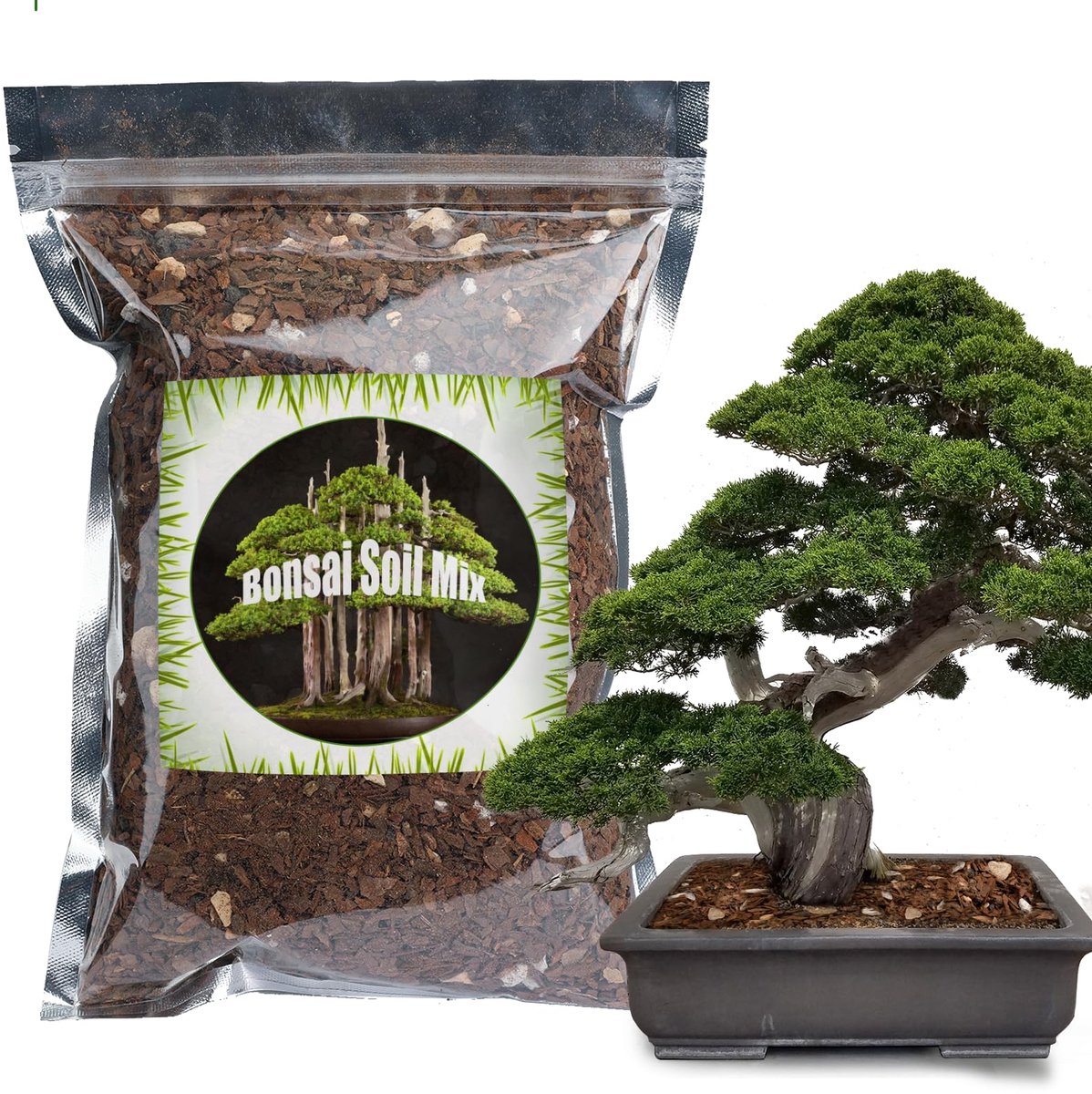 Bonsai-mix aarde 1L, organische potgrond voor alle bonsai-varianten