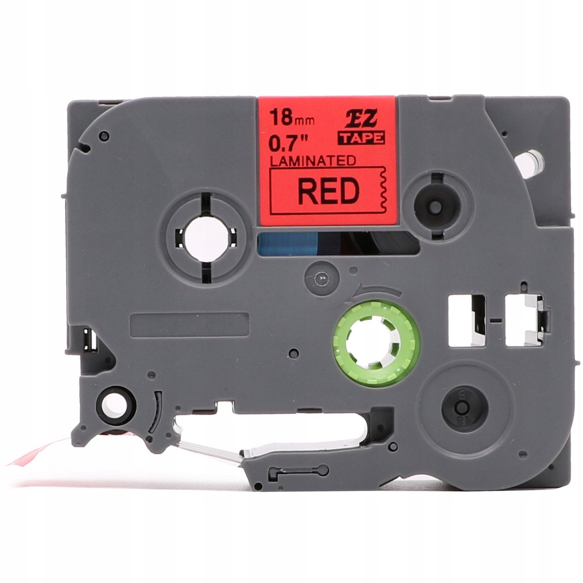 Brother TZe-441 Laminatietape 18mm Rood Zwart