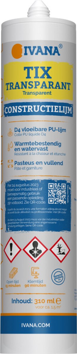 Ivana Constructielijm Tix Koker - 310ml