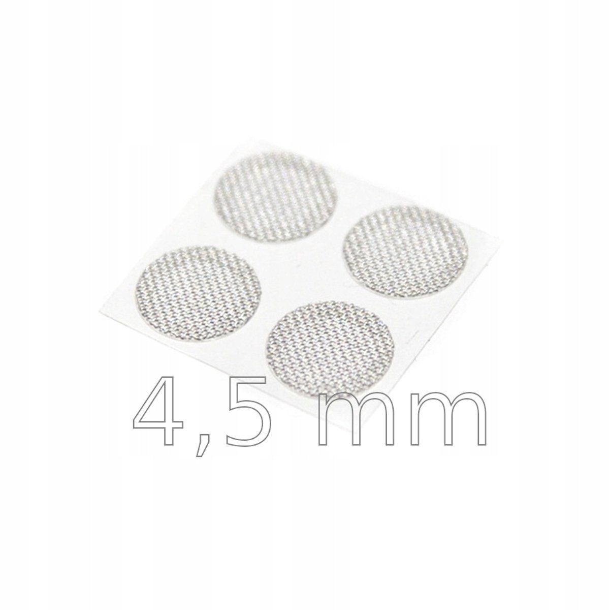 4x 4,5mm Oordopjes Filter Netjes - Roestvrij Staal