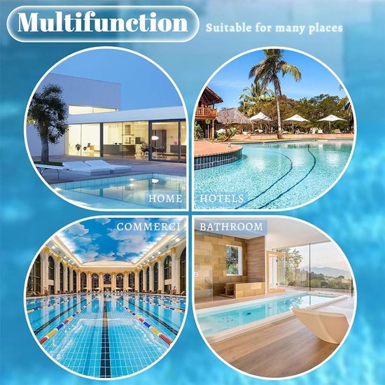 Pool Landing Net 2,25 m verstelbare steel - aluminium frame - fijne maas voor efficiënte poolreiniging - ShopVlot — afbeelding 4