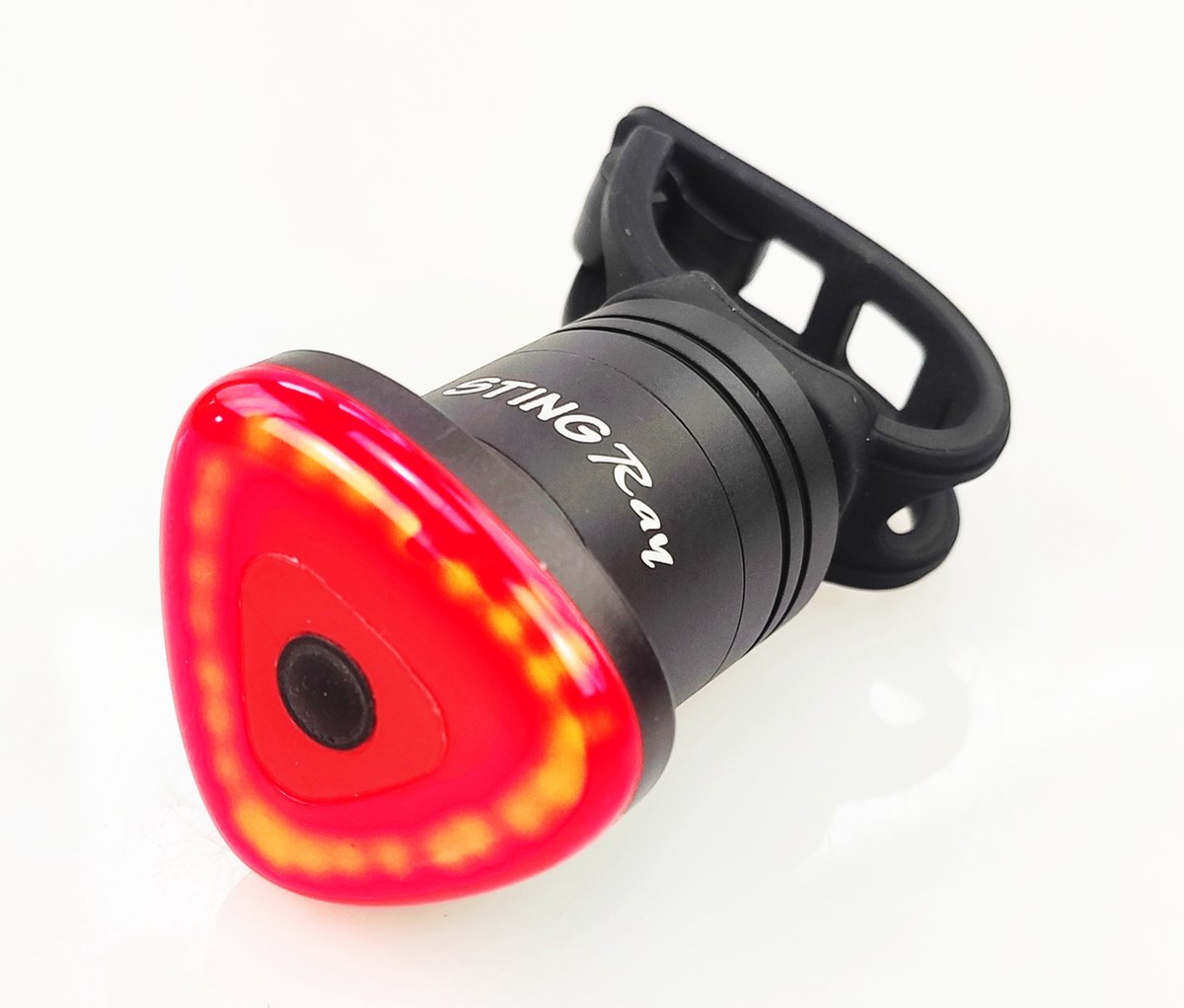 AU135 Fietsachterlicht 60 Lumen USB, Stop & Auto Functie