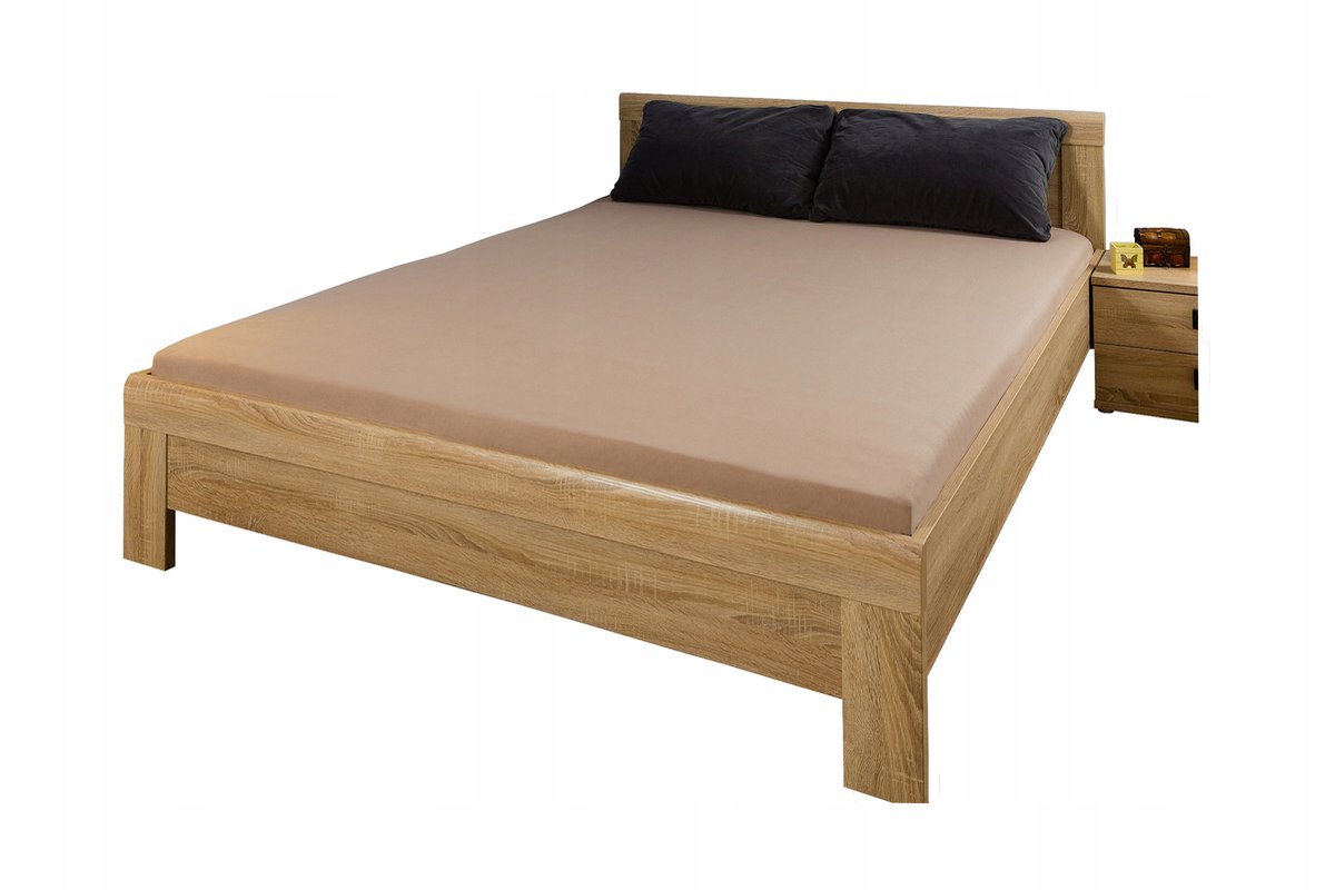 Jersey hoeslaken met elastiek 180x200 cm, 25 cm hoekhoogte, 25 kleuren