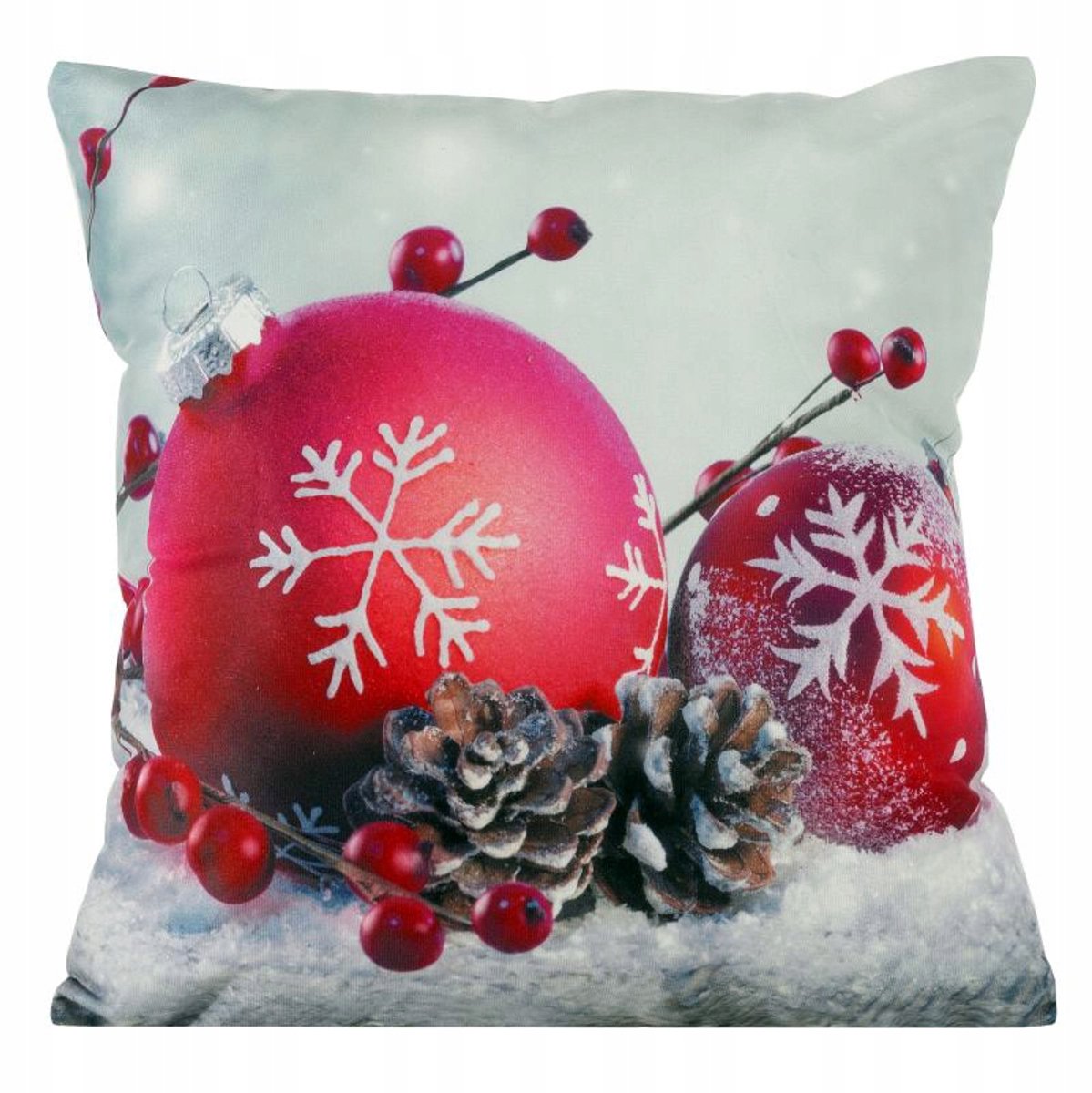 Kerst Kussenhoes Jingle 40x40 cm - Feestelijke Sfeer