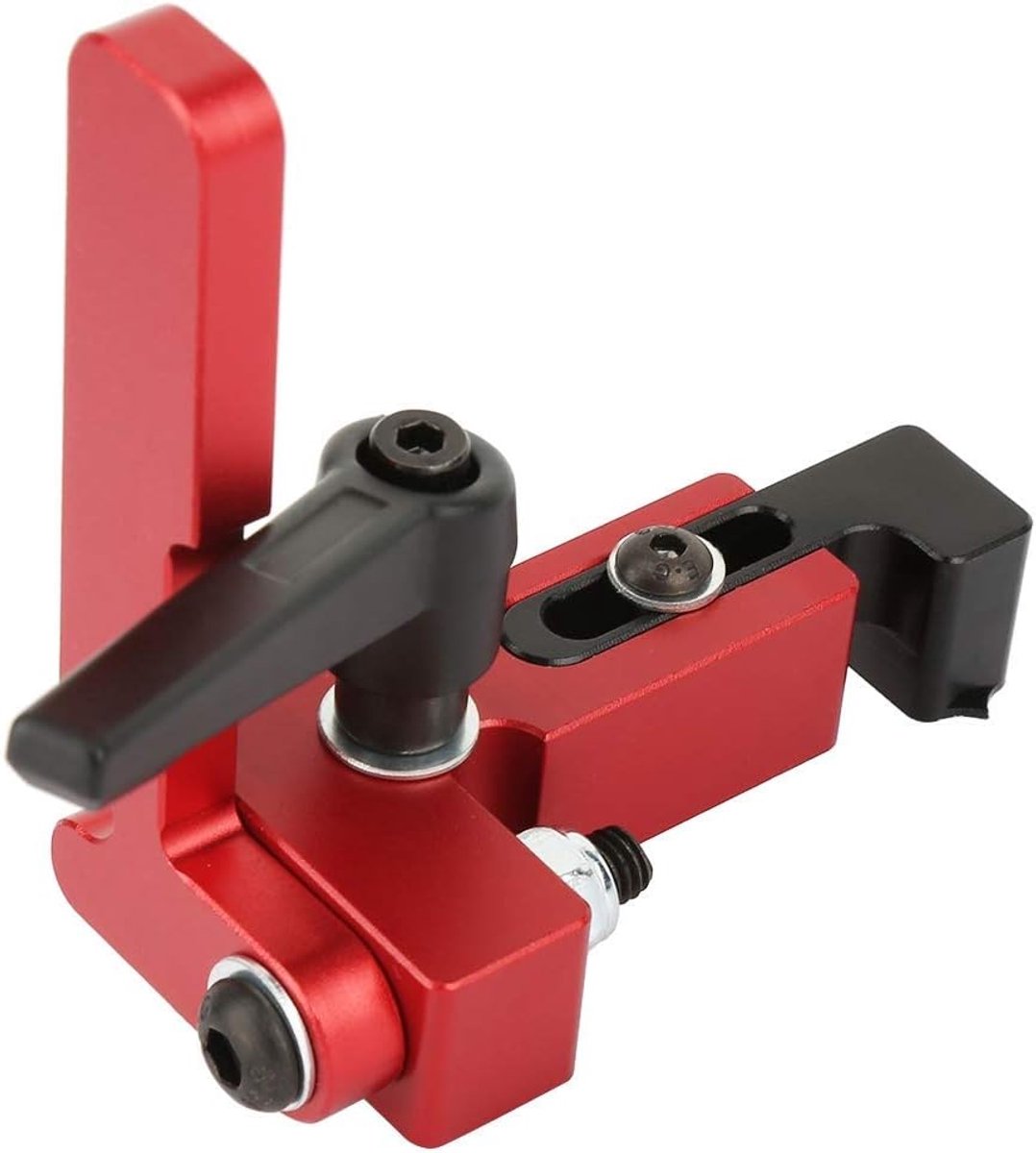 75 kinds of miter track stop Alloy Steel Adjustable Track Limit Length Woodworking Limiter for 75mm/3 inch T-Slot - ShopVlot