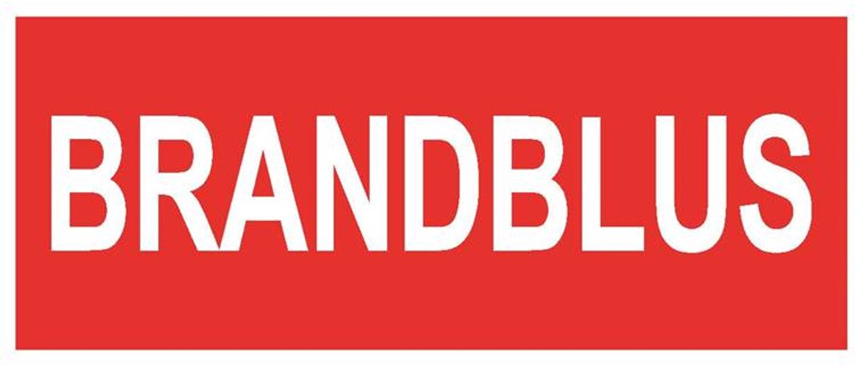 Sticker Brandblus