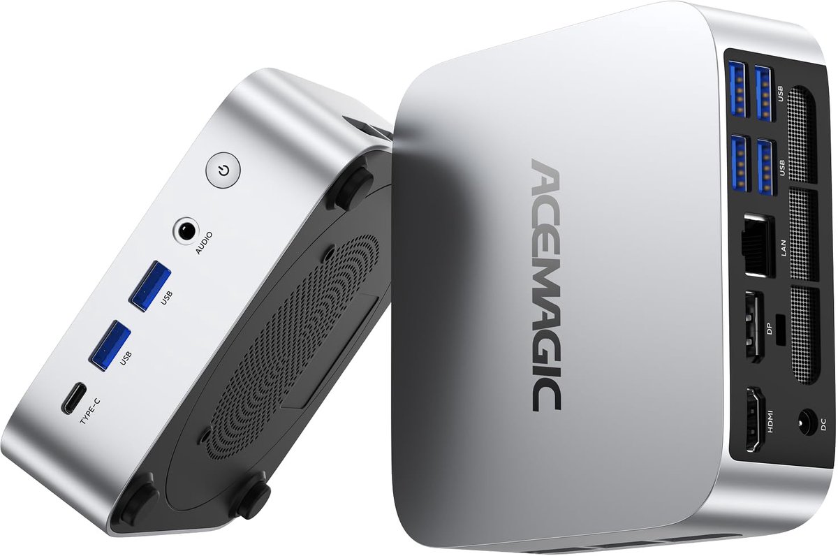 ACEMAGICIAN Kron Mini K1 Mini PC, AMD Ryzen Embedded R2544 (4C/8T, 3,7 GHz), 8 GB DDR4 256 GB SSD W-11 Pro Mini - ShopVlot