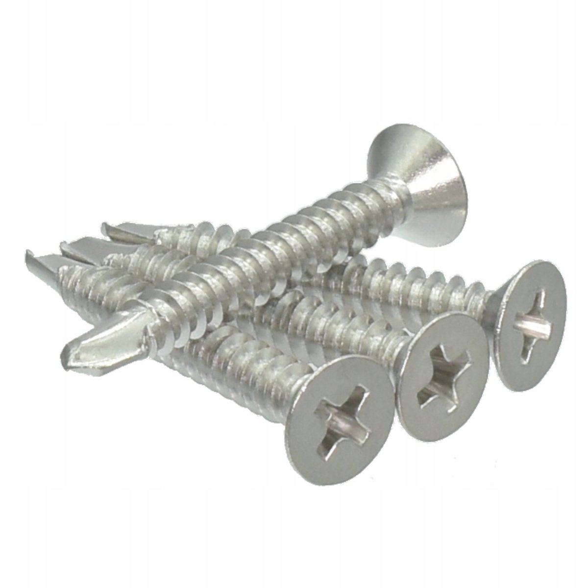 Zelfborende RVS Schroeven Kegel 3,5x16mm - 10 Stuks