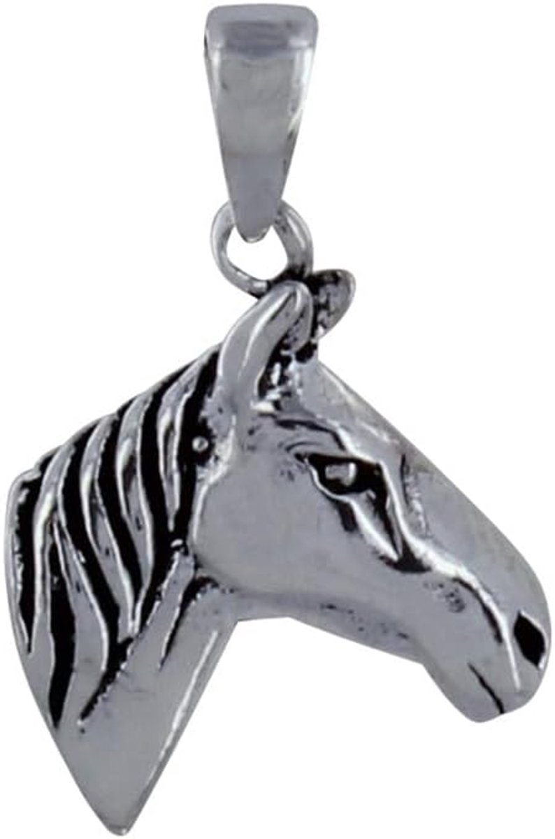 LES POULETTES BIJOUX - Pendant silver horse head - ShopVlot