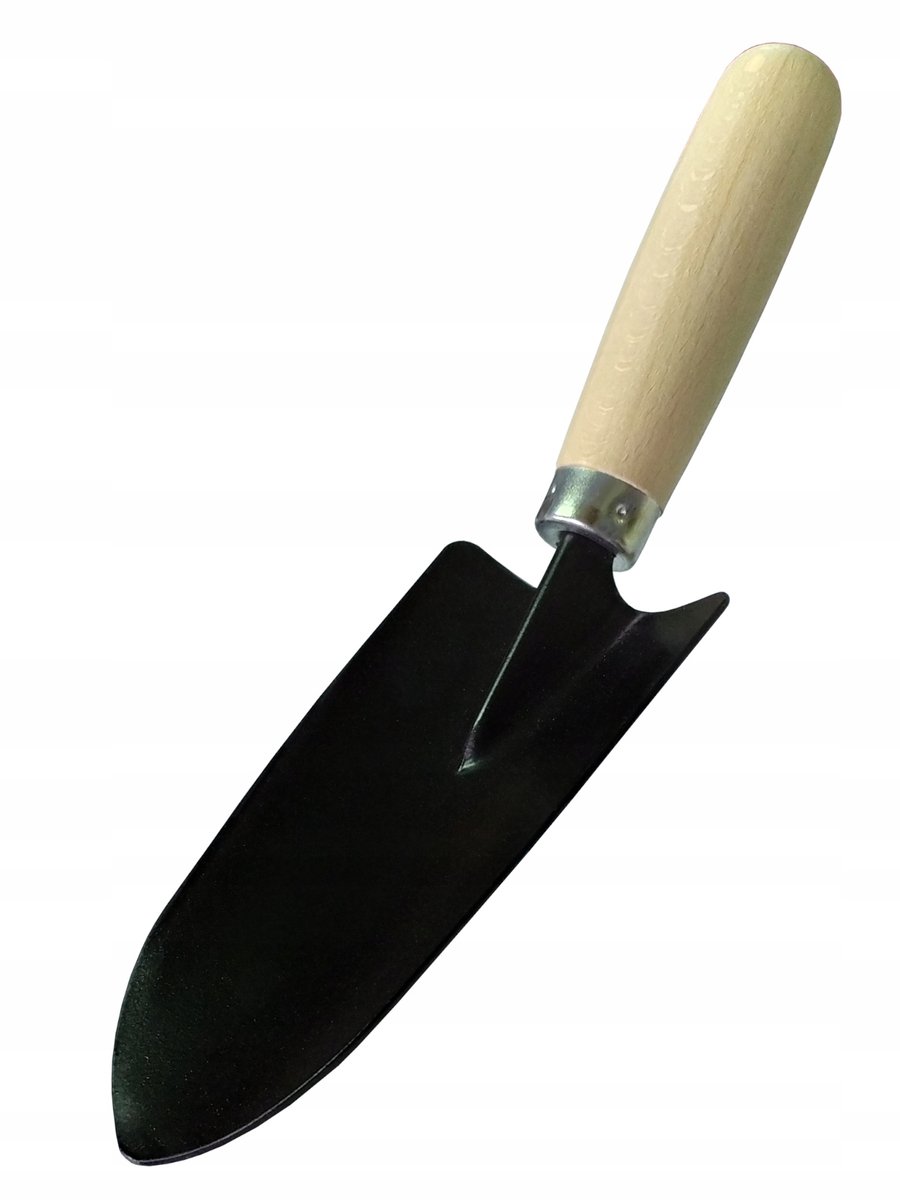 Tuin schepje met houten steel, 25,5 cm