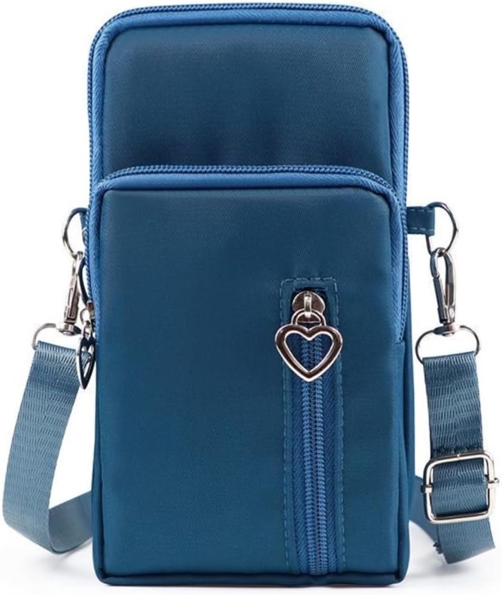 Mobiele telefoon tas voor vrouwen - klein formaat - crossbody ontwerp - ideaal voor sporten - ShopVlot