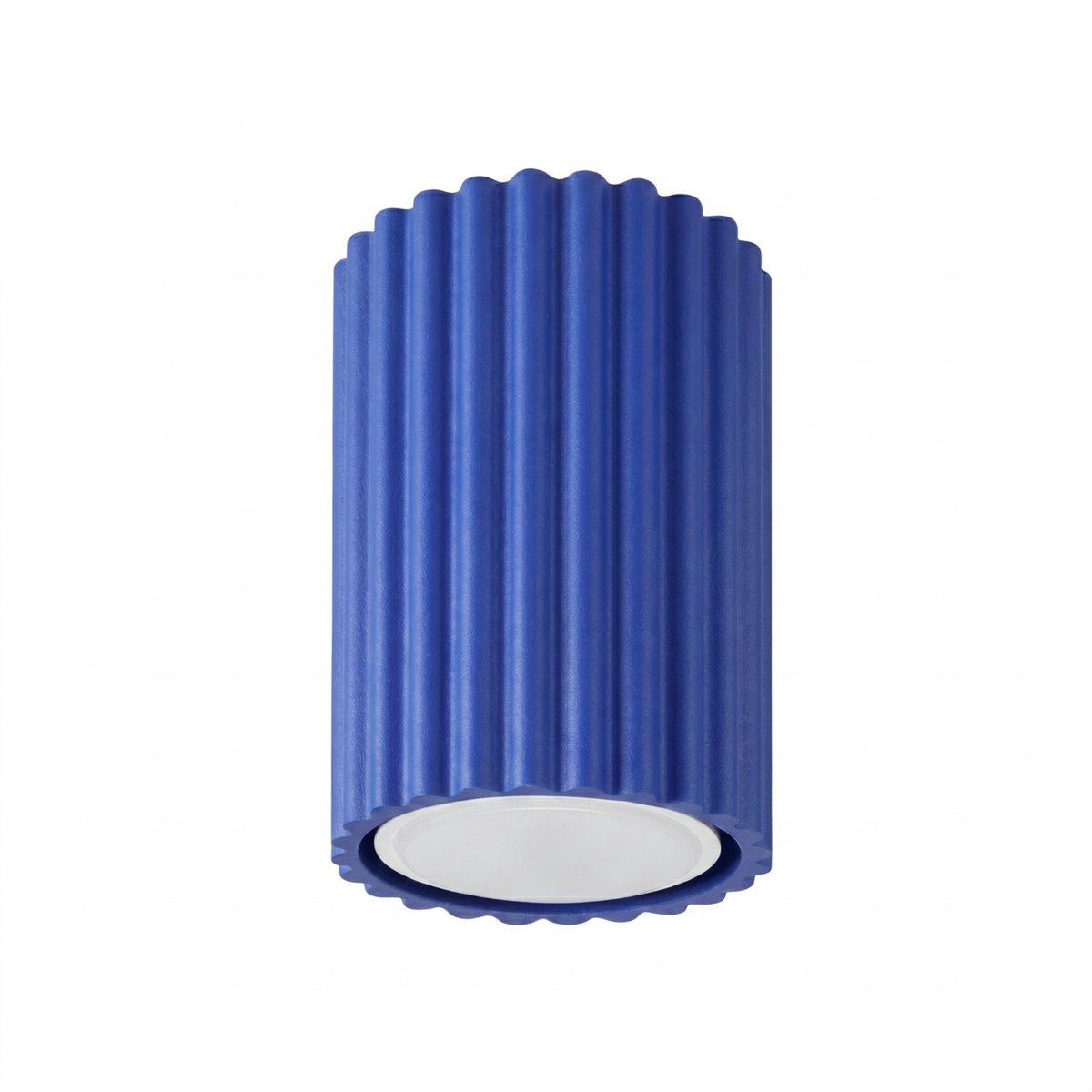 Sollux Lighting Plafondlamp KARBON - GU10 - ultramarijn - aluminium - 6.5x6.5x10cm