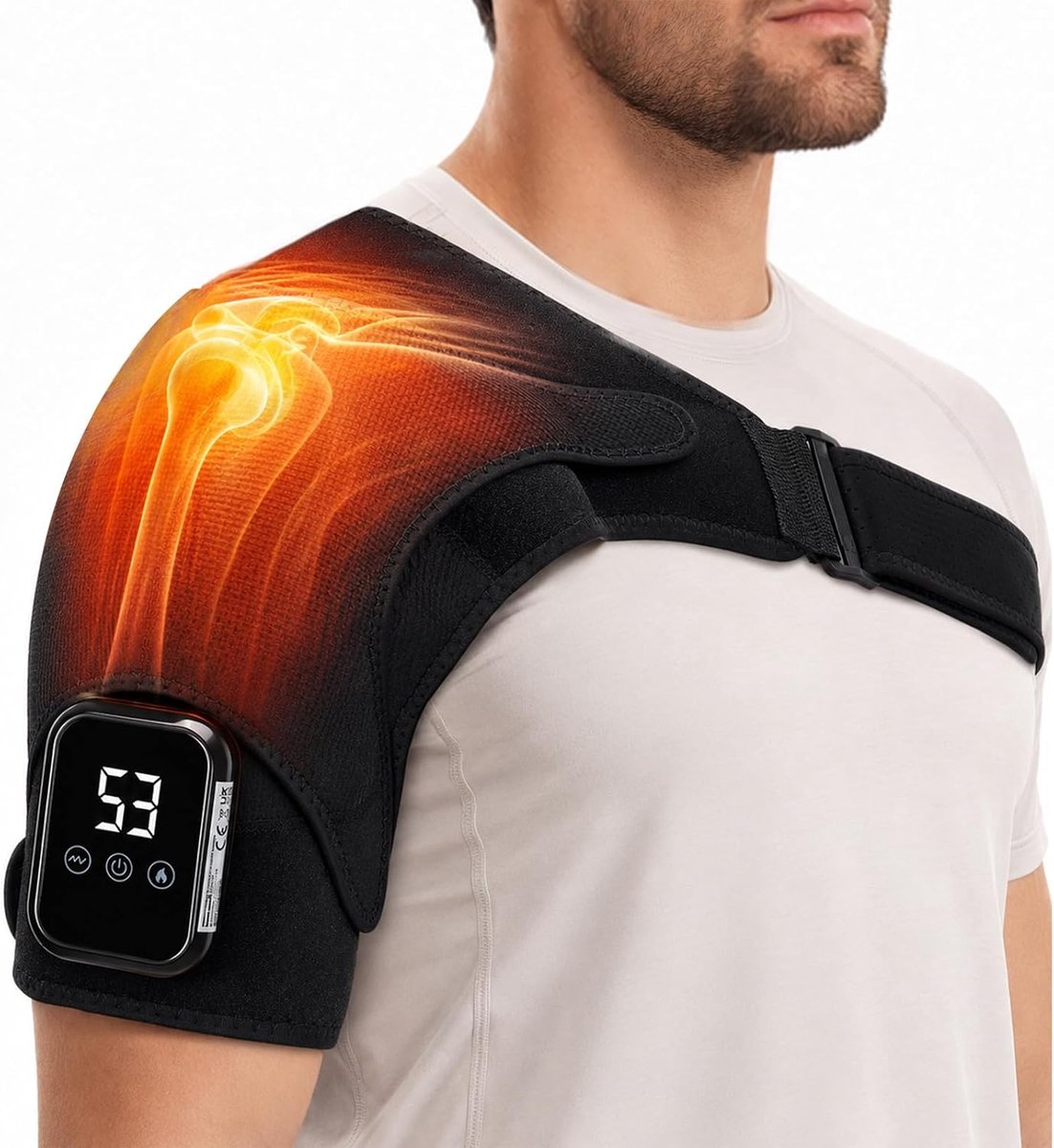 Wireless Shoulder Massager 3-in-1, 2500mAh Battery - ShopVlot