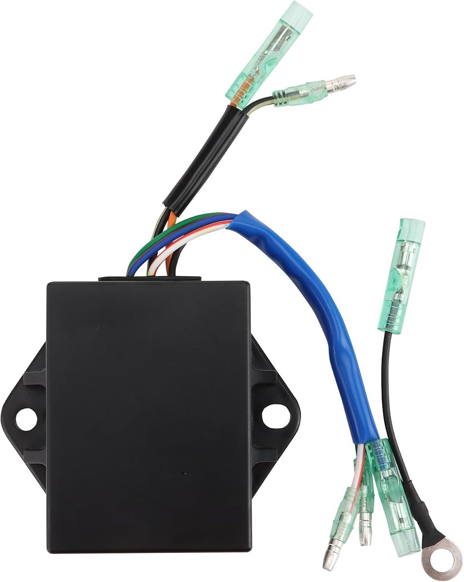 SnelShoppen - 7 Draad CDI Eenheid Ontstekingsspoel Vervanging voor 2-Takt Buitenboordmotor 9.9PK 15PK OEM 63V-85540-00