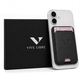 Vive Libre® Wallet Geschikt voor Magsafe - Zwart - Magnetische Pasjeshouder Voor iPhone - Creditcardhouder