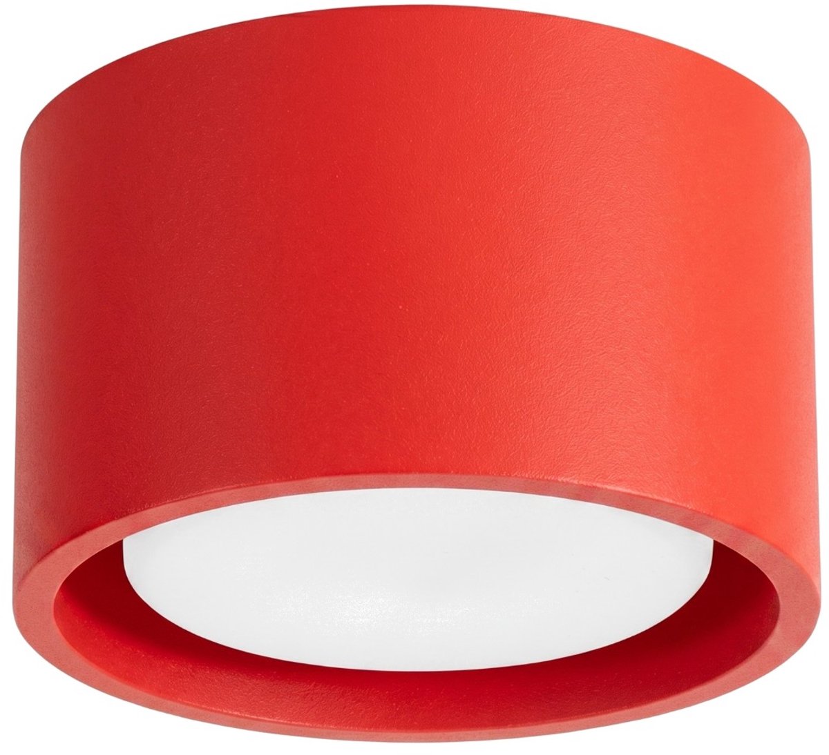 Sollux Lighting Plafondlamp MODO - Gx53 - rood - aluminium - 10x10x6cm
