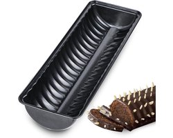 webake Almond Cake Mould Non-Stick Ciabatta Bread Mould Carbon Steel Baking Mould 33 x 10 cm - ShopVlot