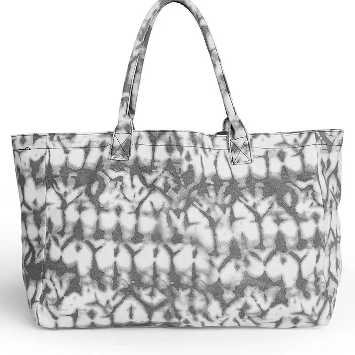 Casalora Unisex grote canvas yogatas, handtas, schoudertas, streetstyle, shopper, milieuvriendelijk