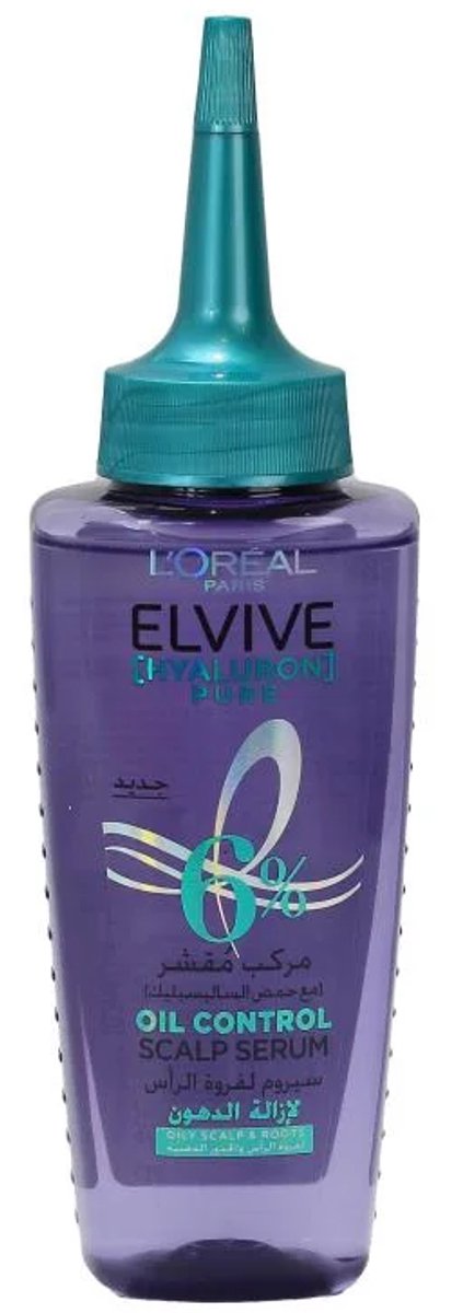 L'Oréal Elvive, hyaluron pure - Oil Control Scalp Serum 102 Ml