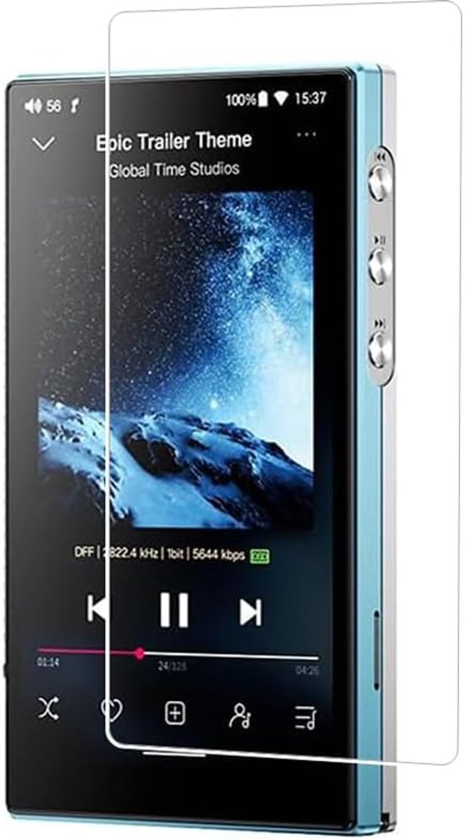 Walieoka Screen Protector Compatible with FiiO JM21 4.7 inch Player, 9H Hardness Tempered Glass Screen Protector - ShopVlot