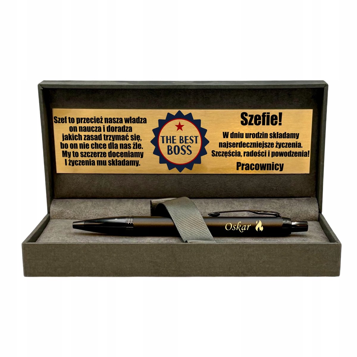 Parker IM Achromatic Pen - Elegante Gegraveerde Cadeau Set