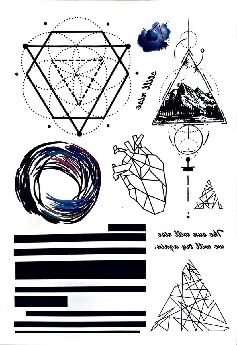 Bracelet Tattoo Men Tattoo Upper Arm Tattoo Sticker Fake Tattoo One-Time Tattoo (No. 700) - ShopVlot