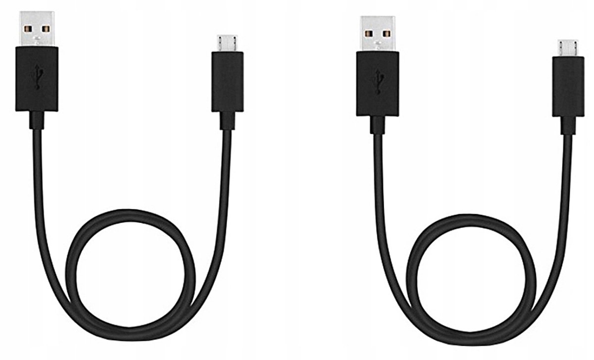 2x Micro USB Laadkabel 50cm - Snel en Duurzaam