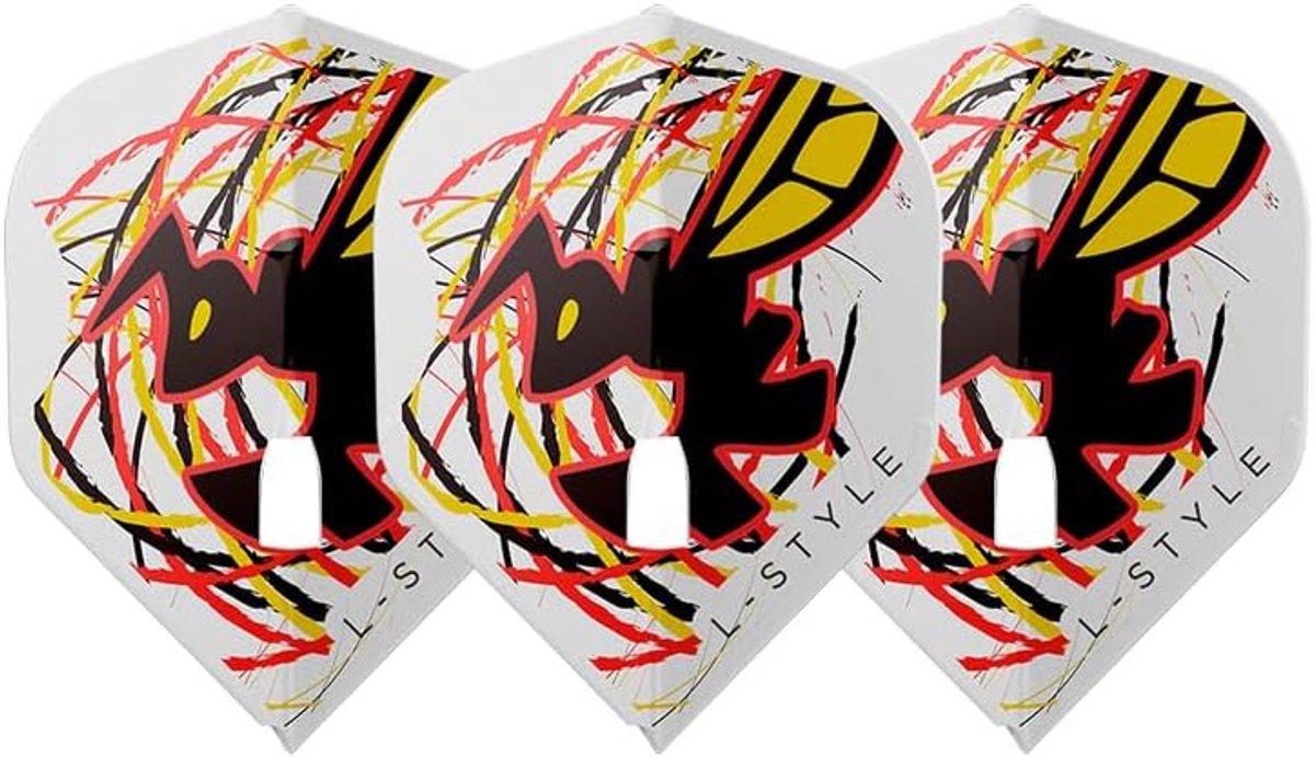 L-Style L1 Pro John Desreumaux White V1 - dartflights - ShopVlot