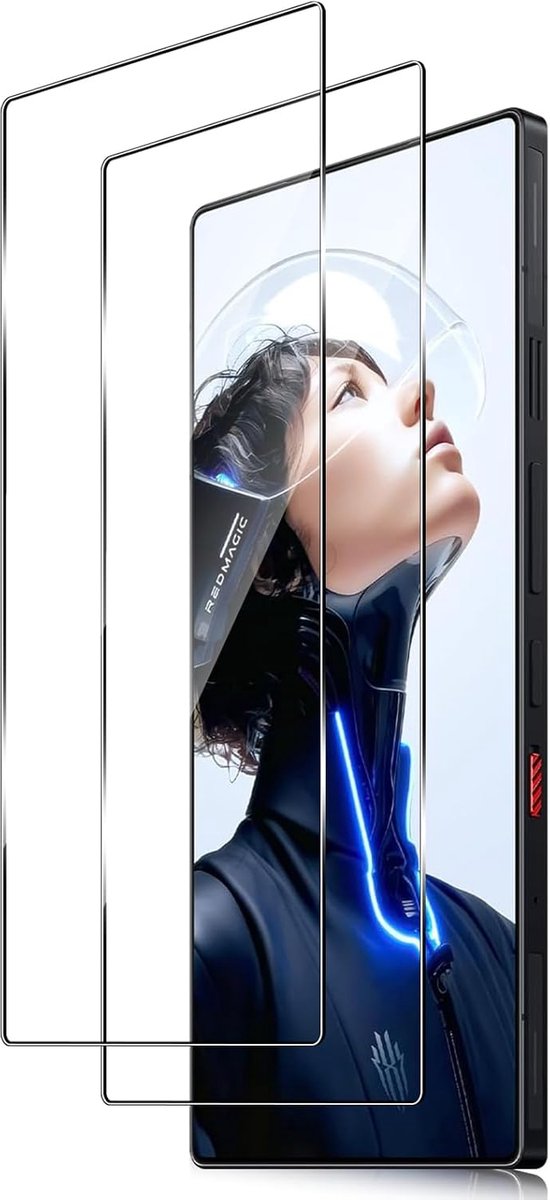 Beschermfolie voor Nubia Redmagic Air Pro voor pantserglas, 9H hardheid displaybeschermfolie [2 stuks], 0,33 mm - ShopVlot