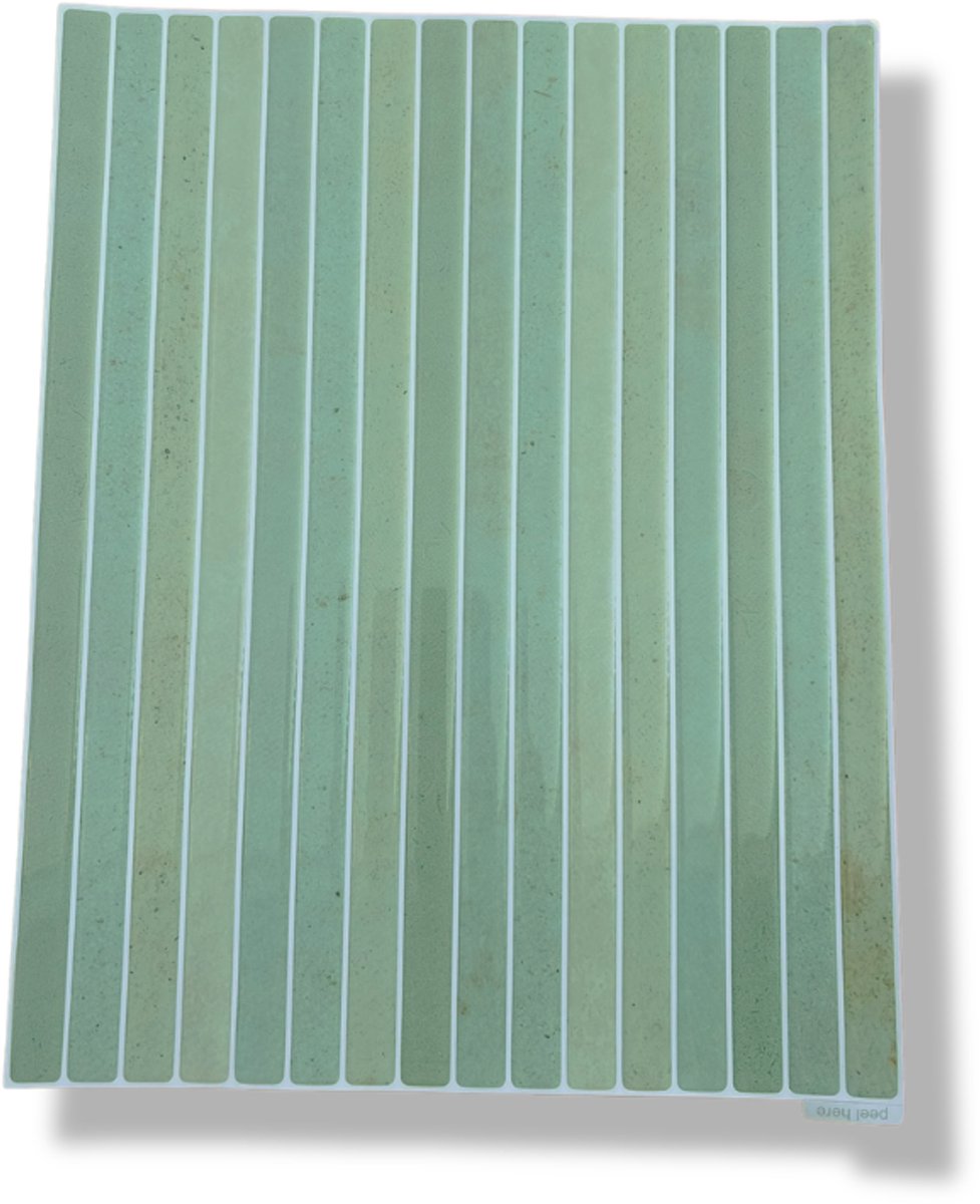 Plaktegel Earthy green slim 1mm