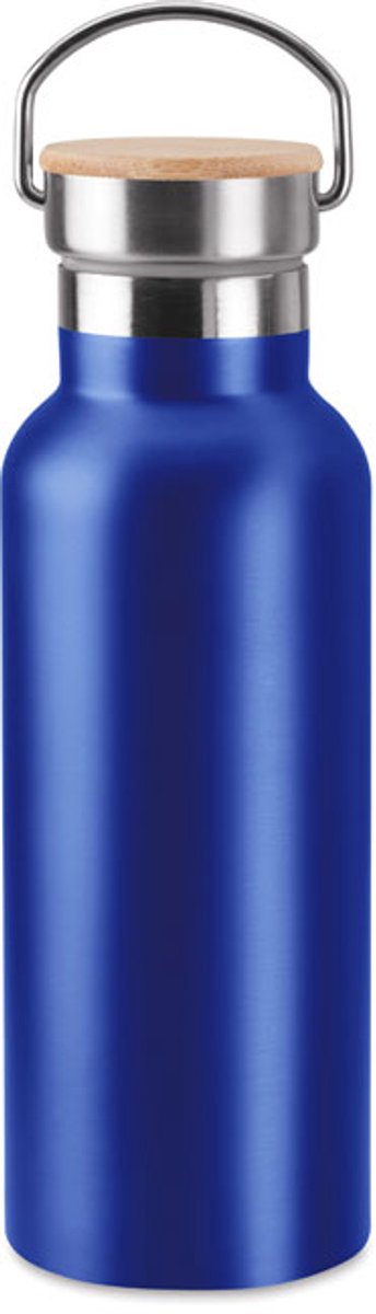 Dubbelwandige vacuüm roestvrijstalen fles 500ml Blauw